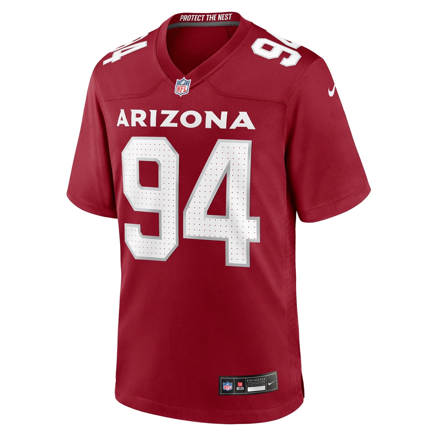Carlos Watkins Arizona Cardinals Game Jersey - Cardinal football jersey product view 2