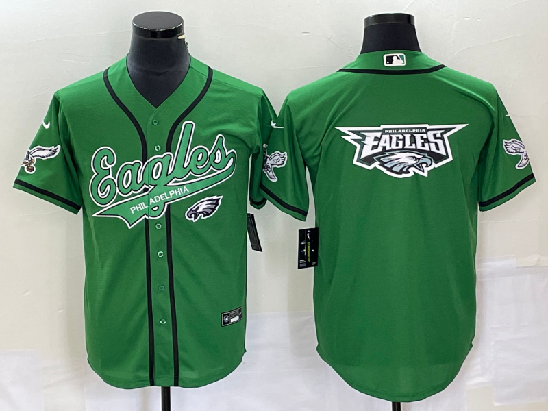 Men's Philadelphia Eagles Kelly Green Game Jersey football jersey product view 1
