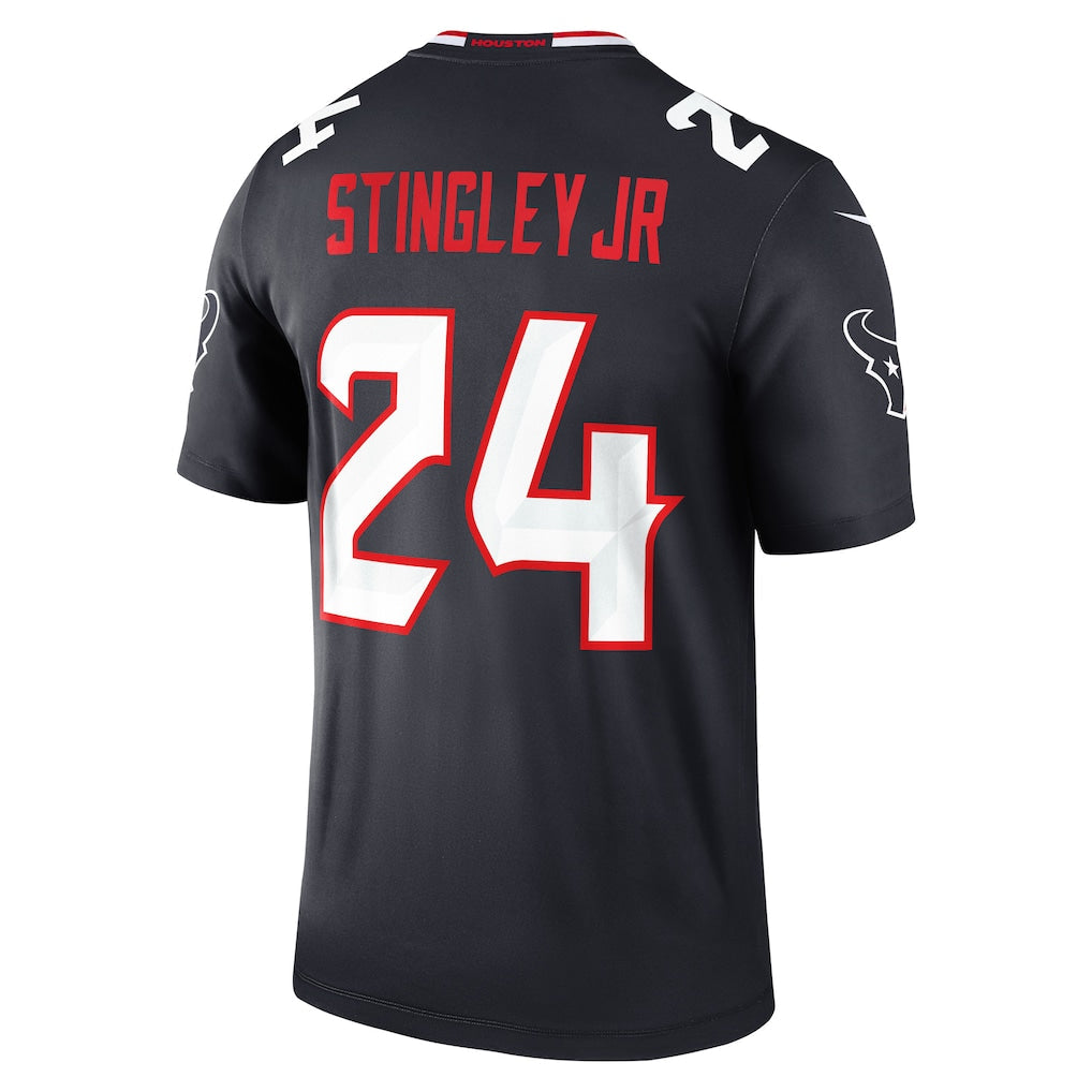 H.Texans #24 Derek Stingley Jr. Navy Legend Player Performance Top Jersey football jersey product view 1