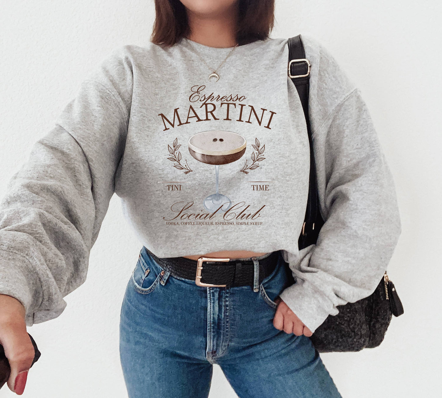 Espresso Martini, Screen Print Transfer, Transfer Only Unisex T-shirt, Sweatshirt, Hoodie, Long Sleeve Tee - T-Shirt, Sweatshirt, Hoodie