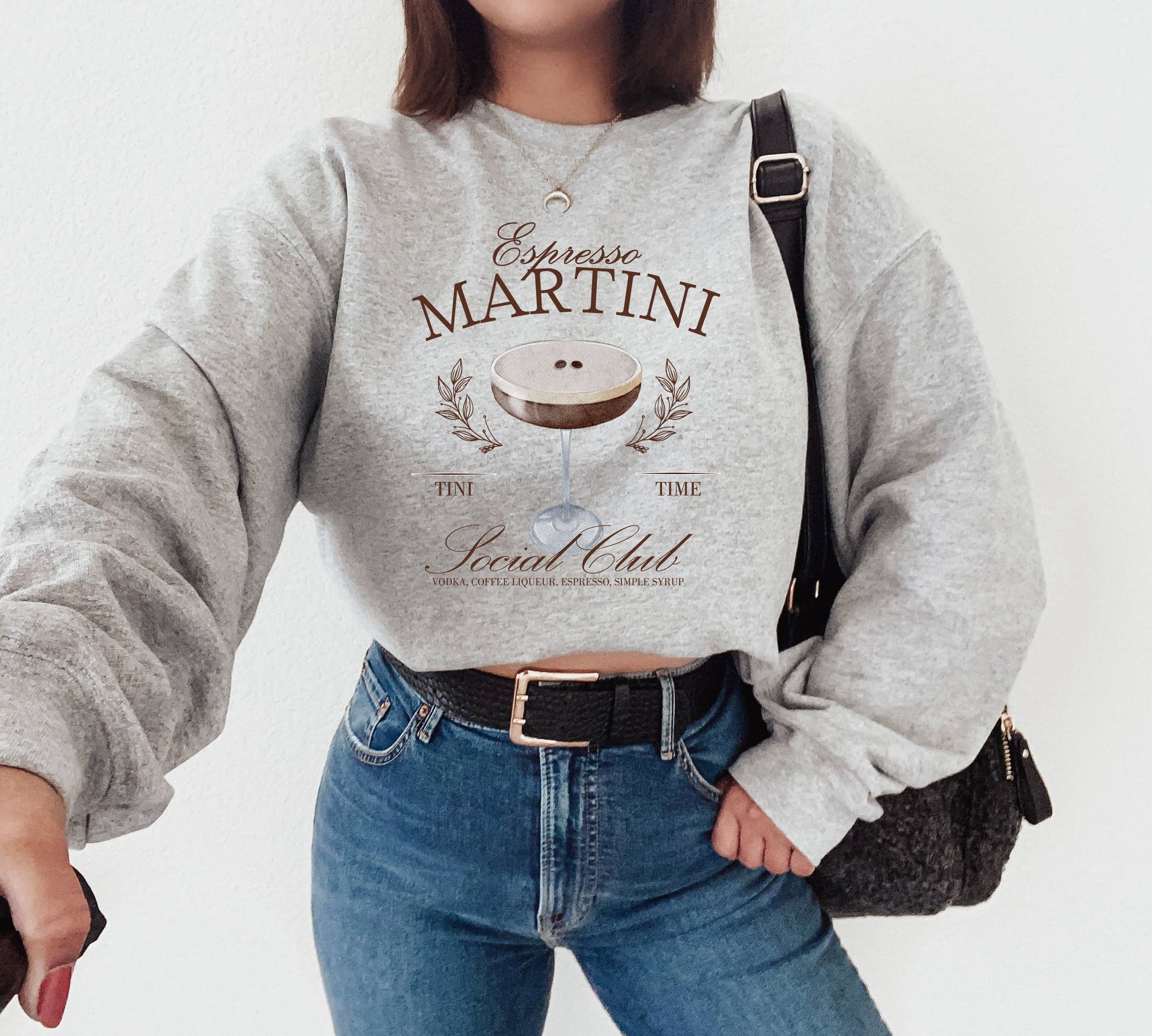 Espresso Martini, Screen Print Transfer, Transfer Only Unisex T-shirt, Sweatshirt, Hoodie, Long Sleeve Tee - T-Shirt, Sweatshirt, Hoodie