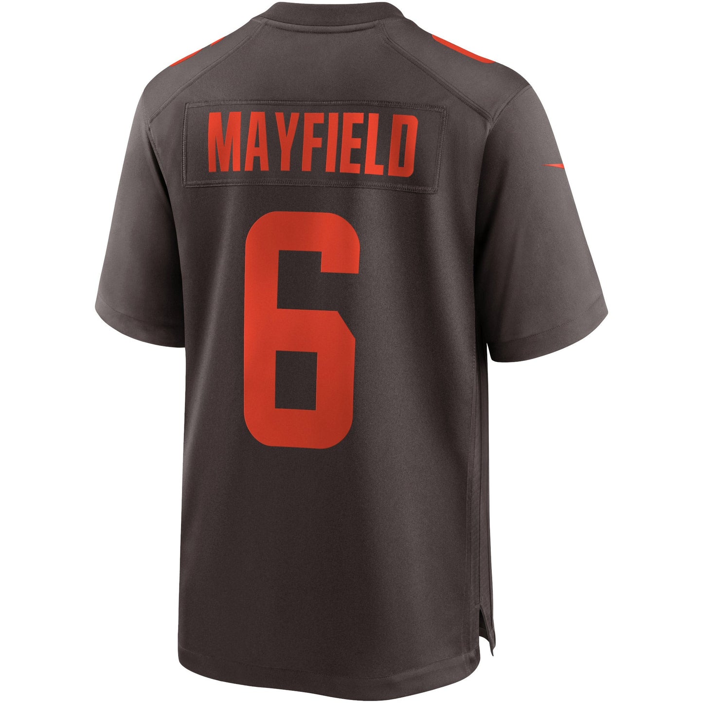 Baker Mayfield Cleveland Browns Alternate Game Jersey - Brown football jersey product view 3