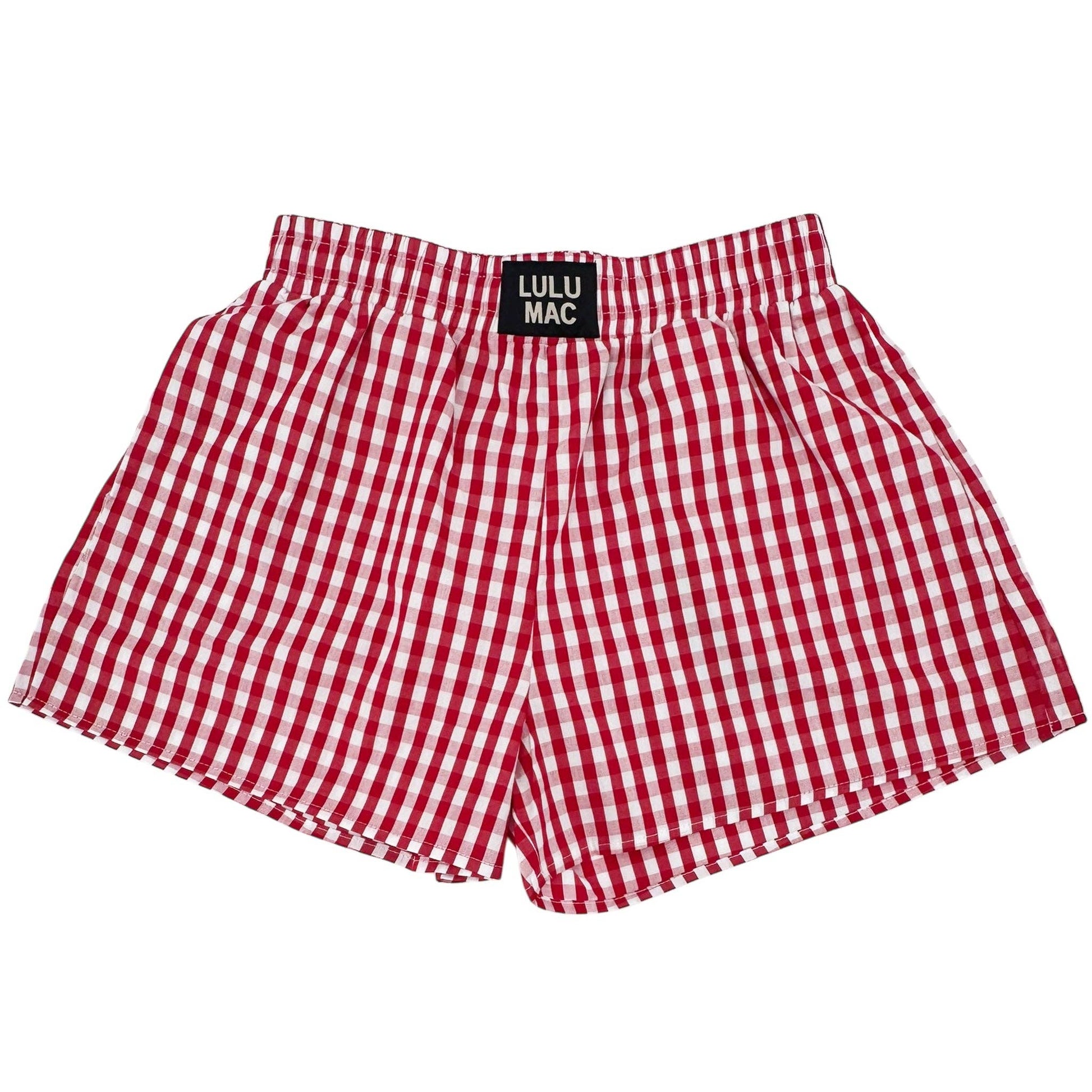 Bxgh-Red Gingham Boxer Short Unisex T-shirt, Sweatshirt, Hoodie, Long Sleeve Tee - T-Shirt, Sweatshirt, Hoodie