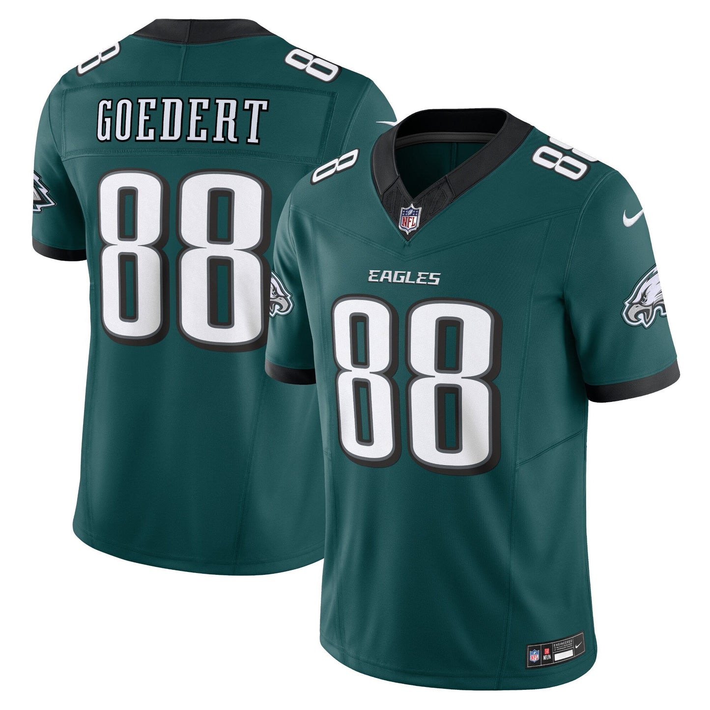 Philadelphia Eagles Dallas Goedert Midnight Green Vapor F.U.S.E. Limited Jersey football jersey product view 1