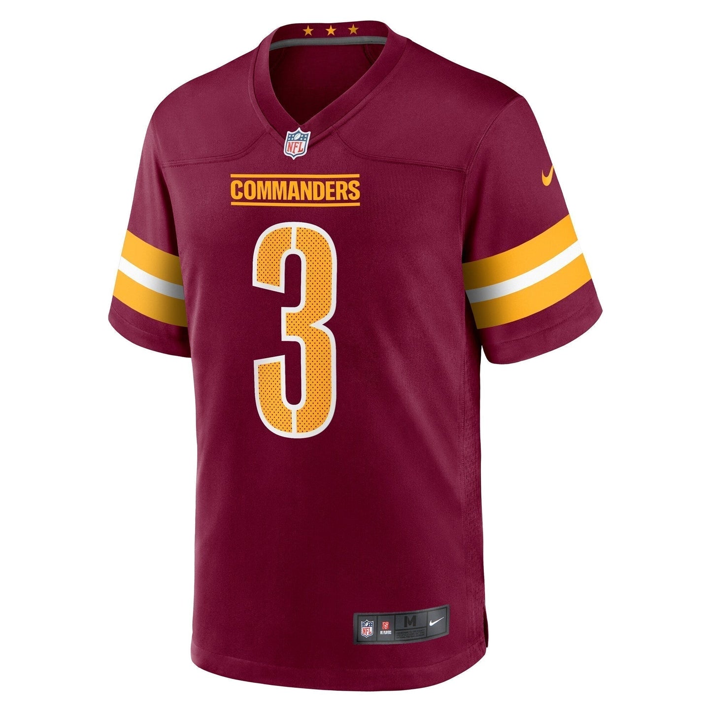 Byron Pringle Washington Commanders Game Jersey - Burgundy football jersey product view 2
