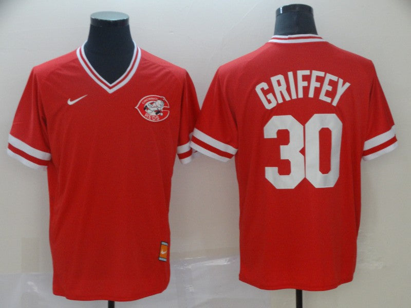 Men's Cincinnati Reds Ken Griffey Jr. Red Authentic Game Jersey baseball jersey product view 1