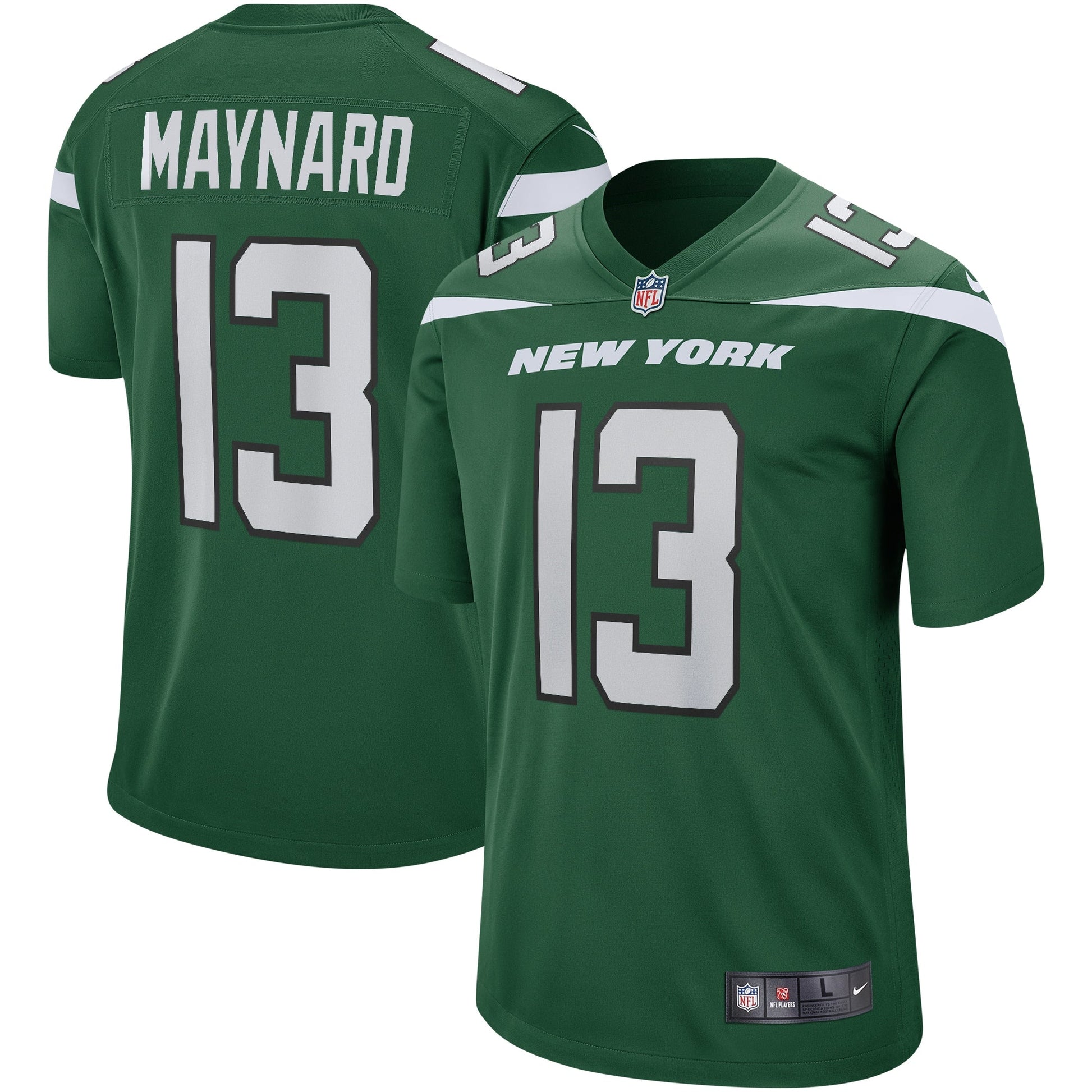 Don Maynard New York Jets Game Retired Jersey - Gotham Green football jersey product view 1