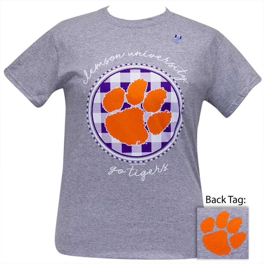 Clemson Buffalo Plaid Sport Grey-SS-56 Unisex T-shirt, Sweatshirt, Hoodie, Long Sleeve Tee - T-Shirt, Sweatshirt, Hoodie