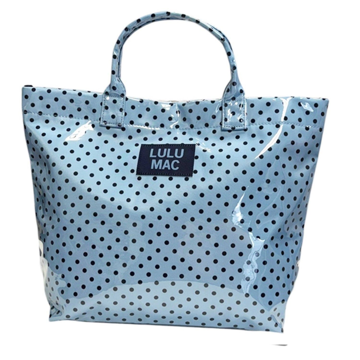 LM-BG-1003 Tote Bag Light Blue/Navy Dot Unisex T-shirt, Sweatshirt, Hoodie, Long Sleeve Tee - T-Shirt, Sweatshirt, Hoodie