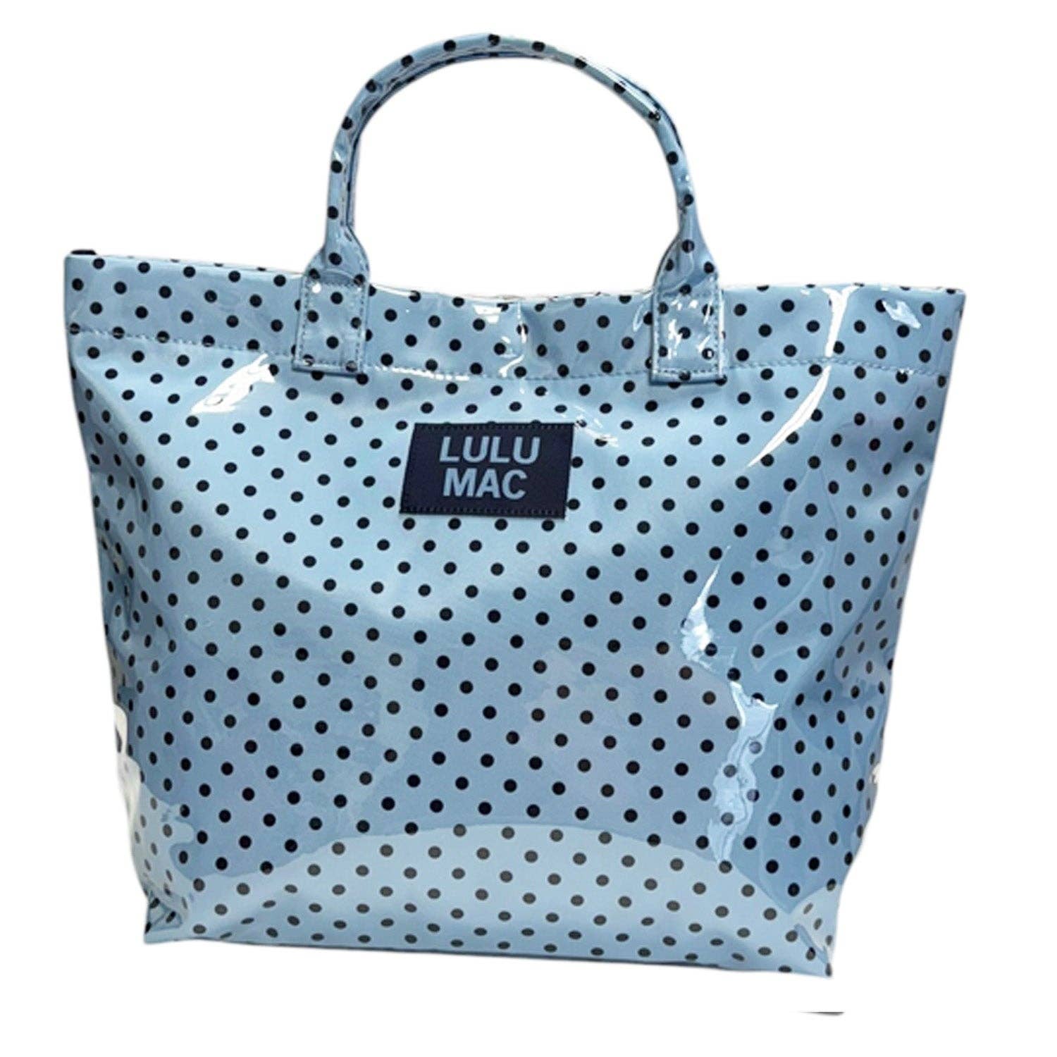 LM-BG-1003 Tote Bag Light Blue/Navy Dot Unisex T-shirt, Sweatshirt, Hoodie, Long Sleeve Tee - T-Shirt, Sweatshirt, Hoodie