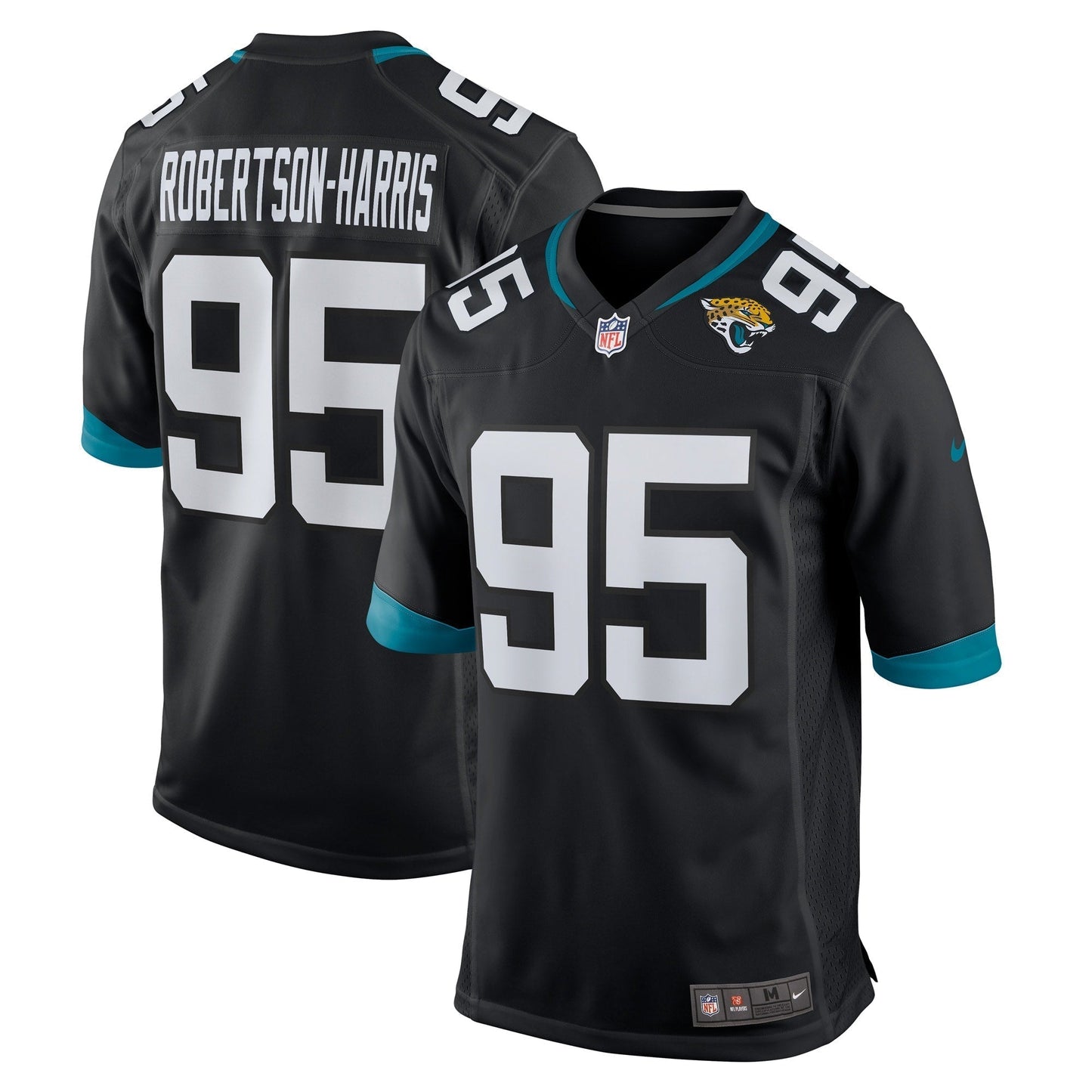 Roy Robertson-Harris Jacksonville Jaguars Game Jersey - Black football jersey product view 1