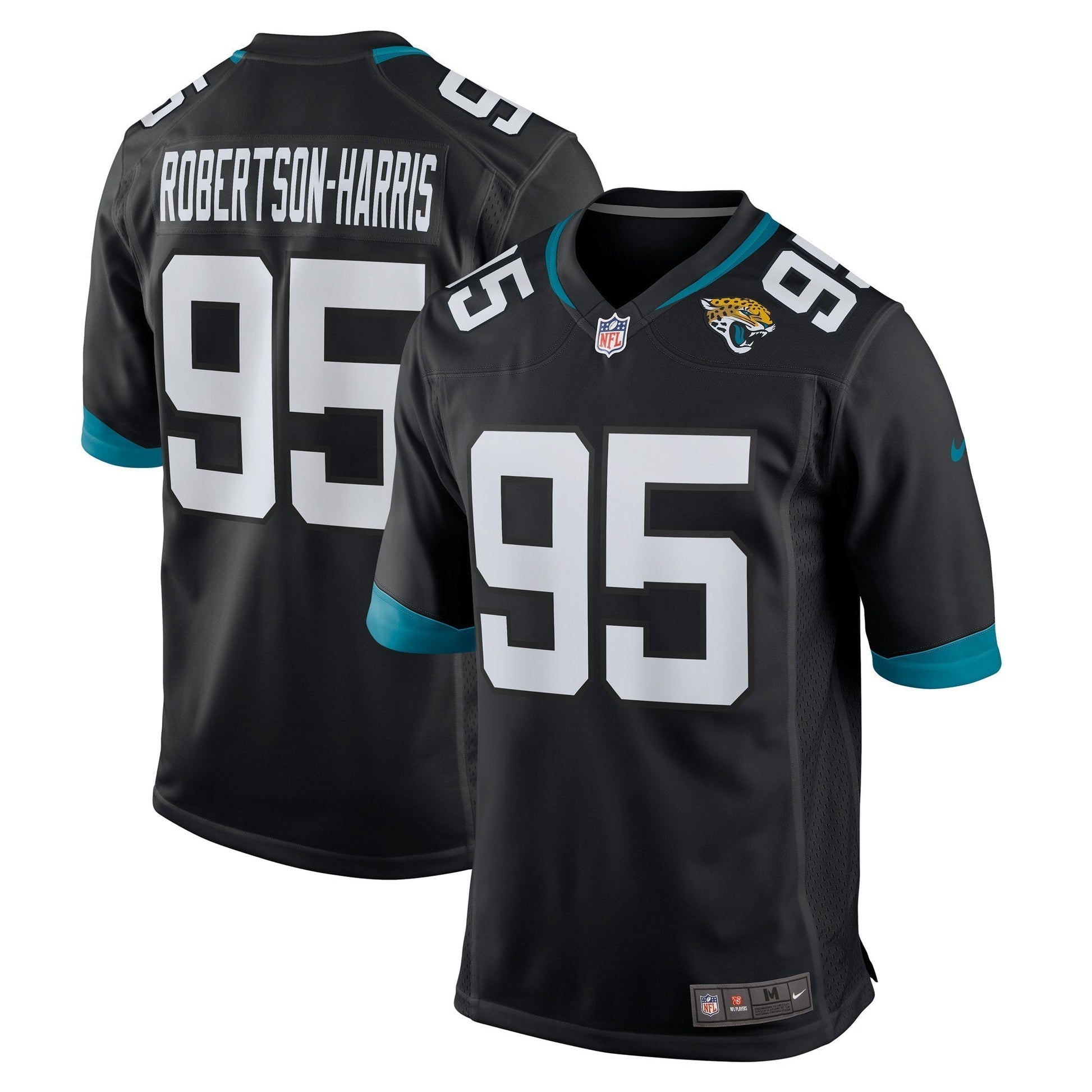 Roy Robertson-Harris Jacksonville Jaguars Game Jersey - Black football jersey product view 1