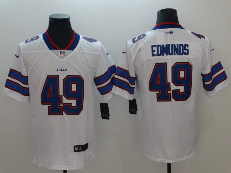 Men's Buffalo Bills Tremaine Edmunds White Game Player Jersey football jersey product view 1