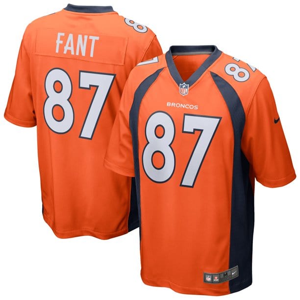 Noah Fant Denver Broncos Jersey football jersey product view 1