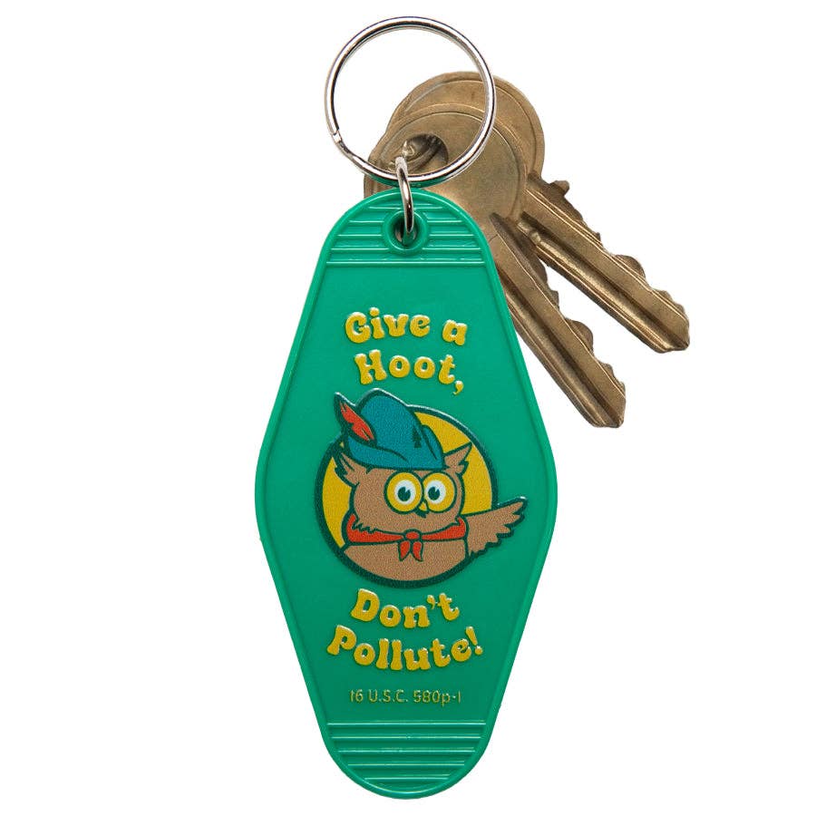 Give A Hoot Keychain Unisex T-shirt, Sweatshirt, Hoodie, Long Sleeve Tee - T-Shirt, Sweatshirt, Hoodie