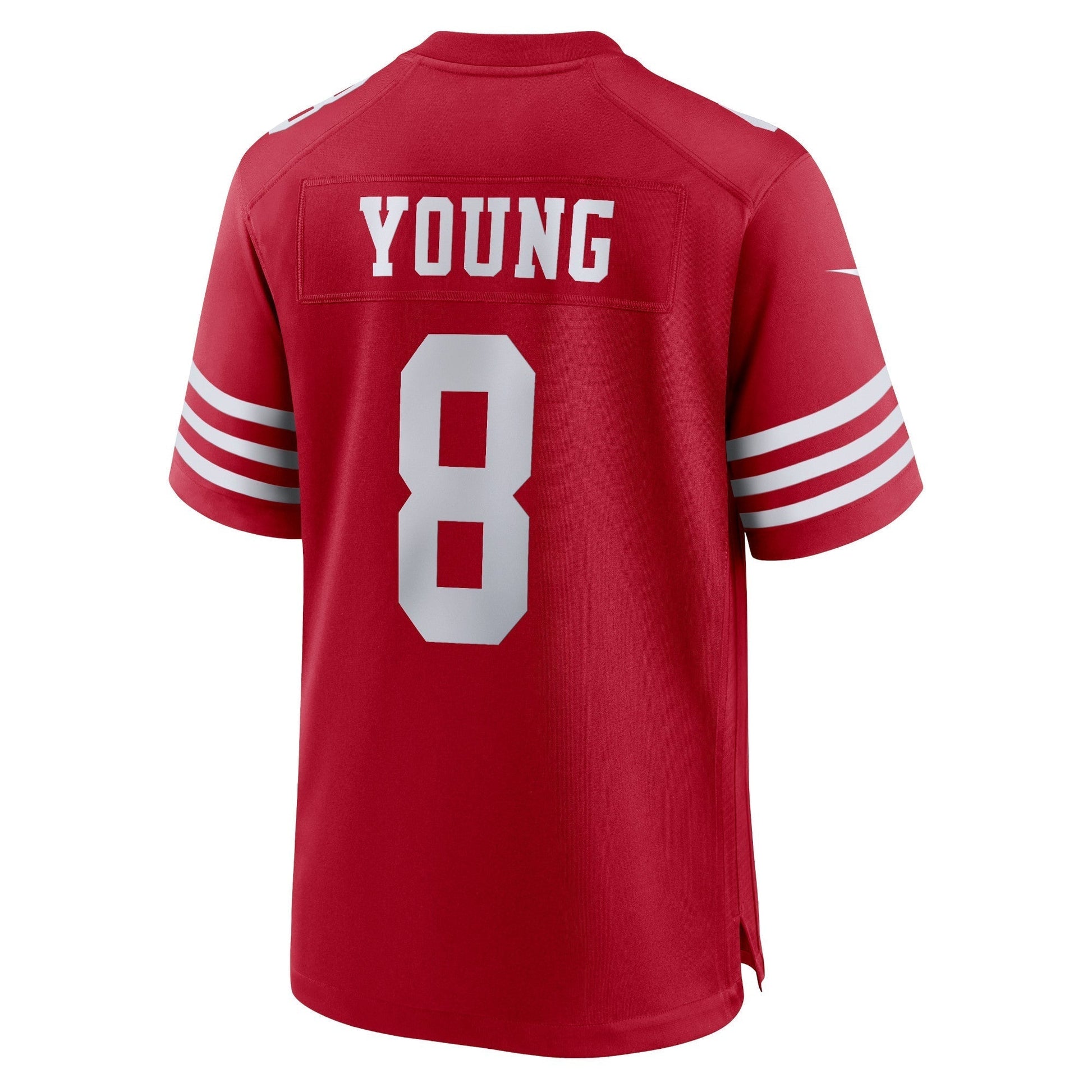 Steve Young San Francisco 49ers Retired Game Jersey - Scarlet football jersey product view 3