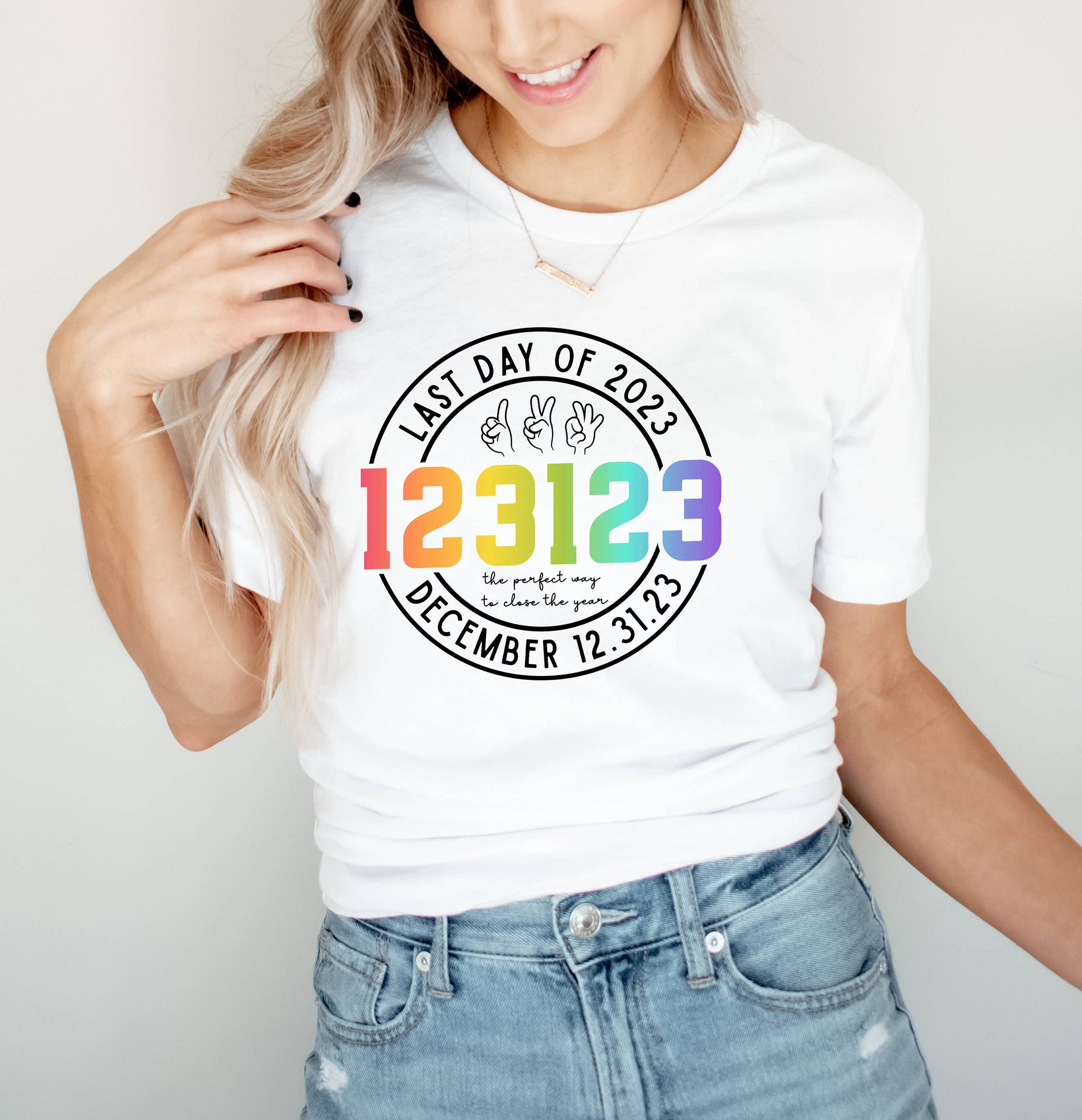Last Day of 2023 Shirt - Unique New Year Funny Tee Unisex T-shirt, Sweatshirt, Hoodie, Long Sleeve Tee - T-Shirt, Sweatshirt, Hoodie