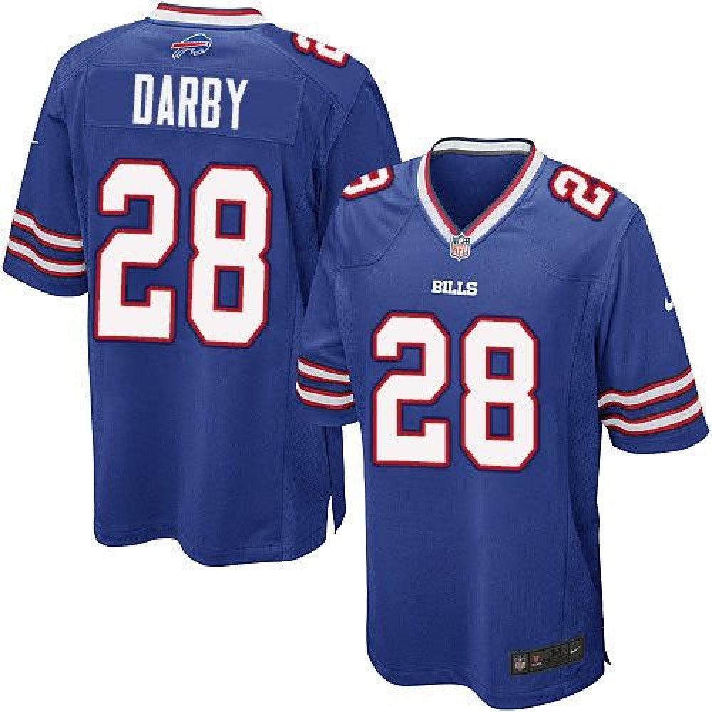Bills #28 Ronald Darby Royal Blue Team Color Youth Stitched NFL Elite Jersey football jersey product view 1