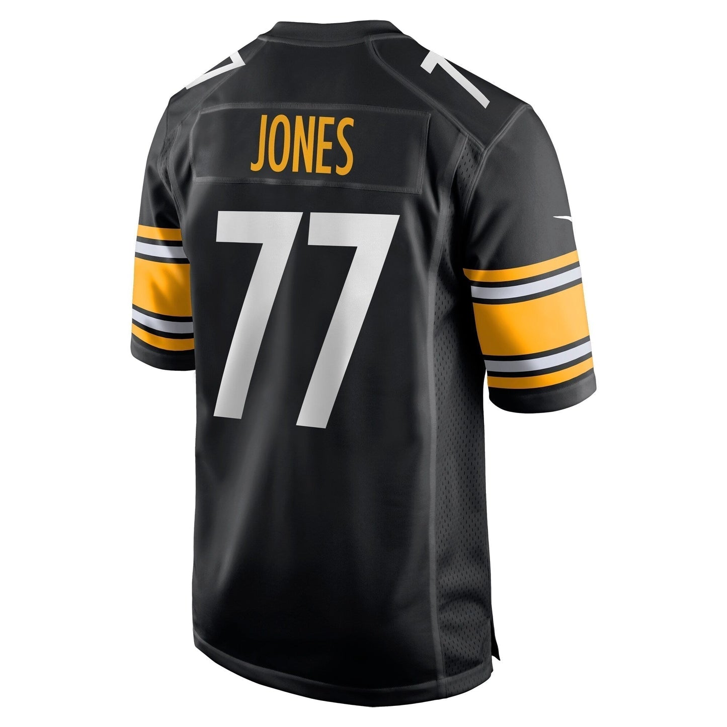 Broderick Jones Pittsburgh Steelers Game Jersey - Black football jersey product view 3