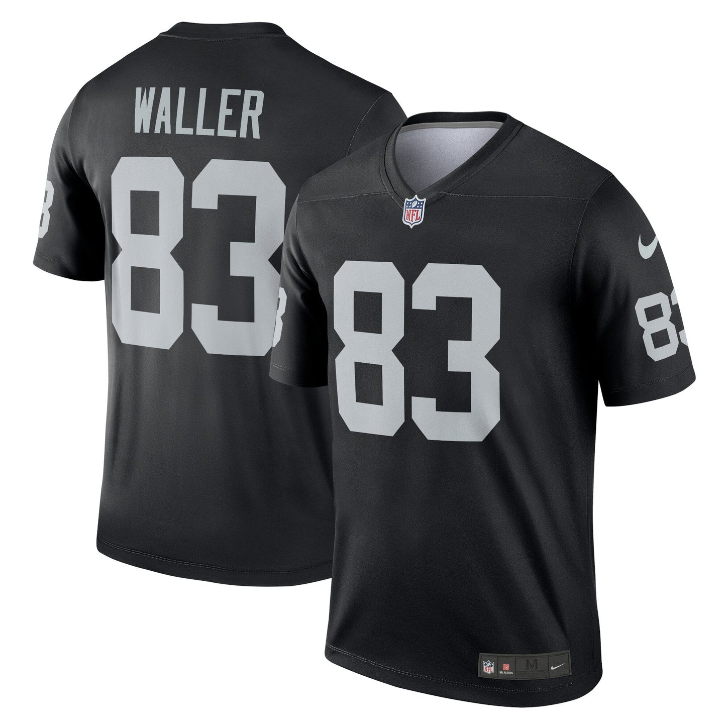 Darren Waller Las Vegas Raiders Legend Jersey - Black football jersey product view 1