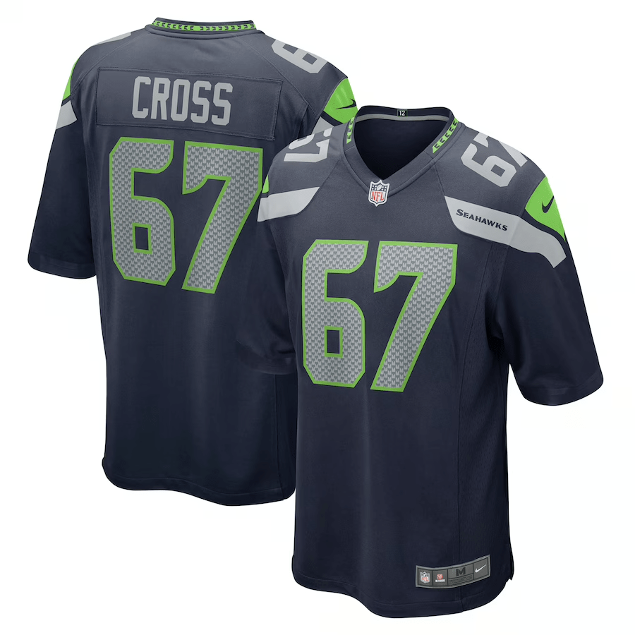 Charles Cross Seattle Seahawks Jersey football jersey product view 1