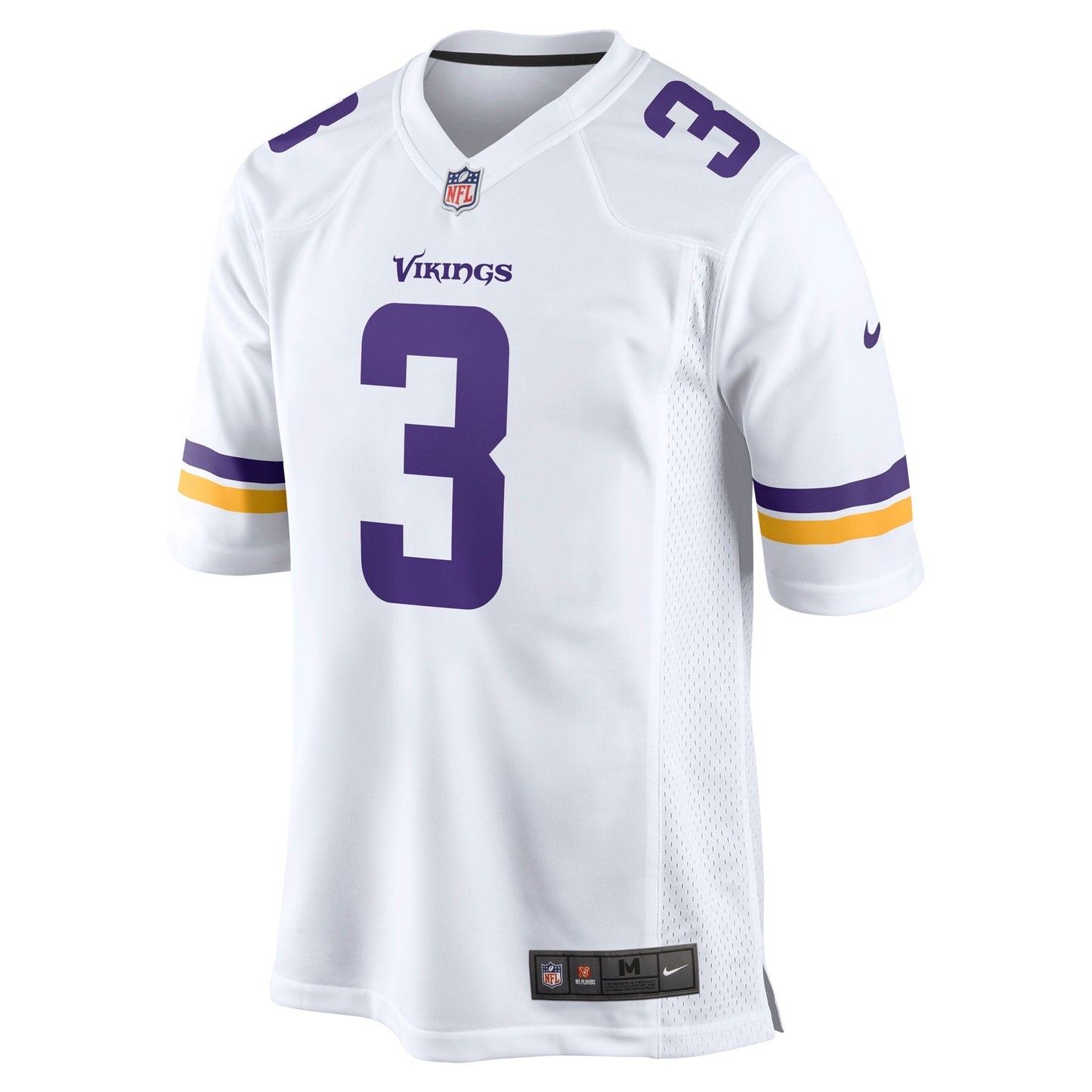 Jordan Addison Minnesota Vikings Away Game Jersey - White football jersey product view 2