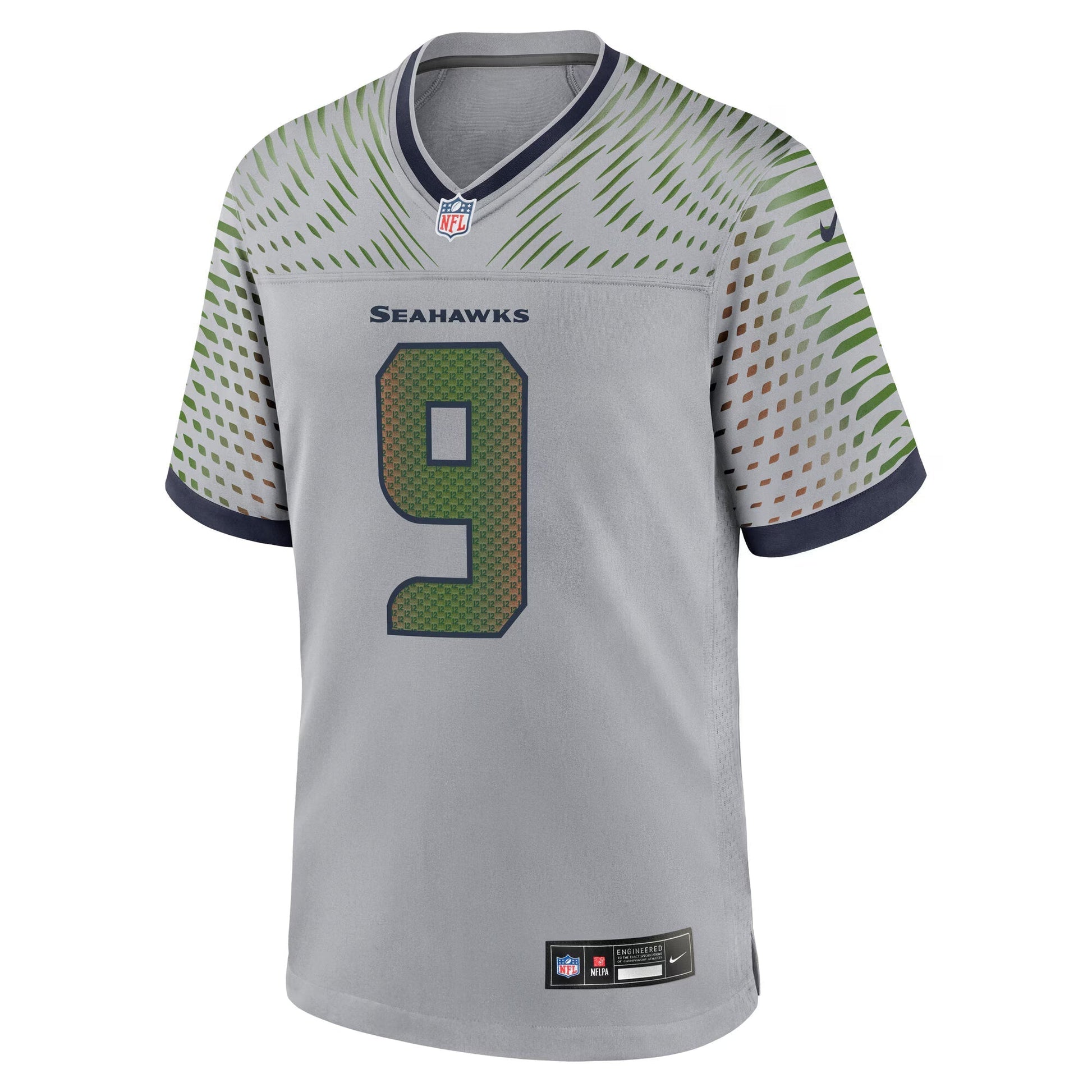 Seattle Seahawks Kenneth Walker III Wolf Gray 2025 Rivalries Collection Game Jersey football jersey product view 1