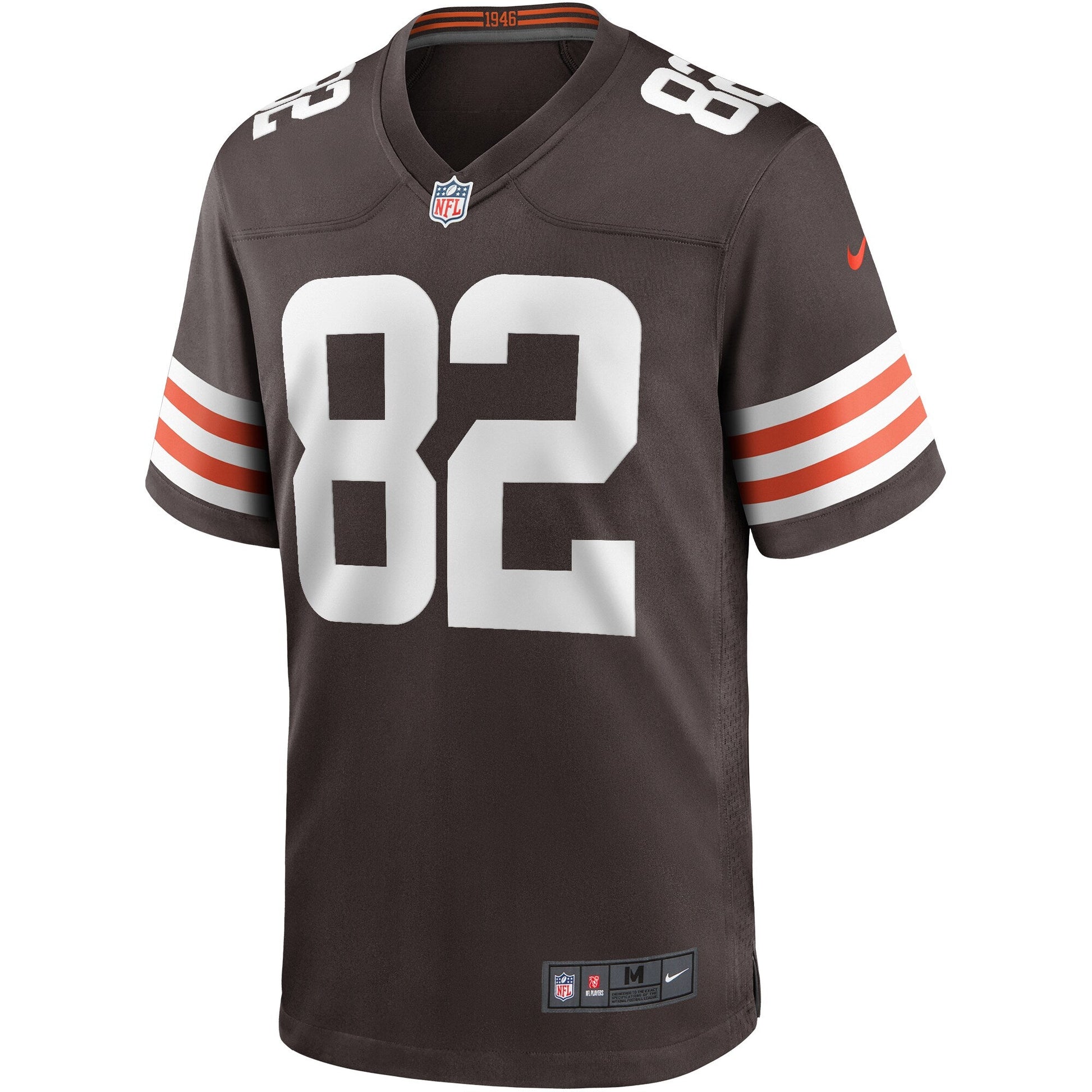 Ozzie Newsome Cleveland Browns Game Retired Jersey - Brown football jersey product view 2