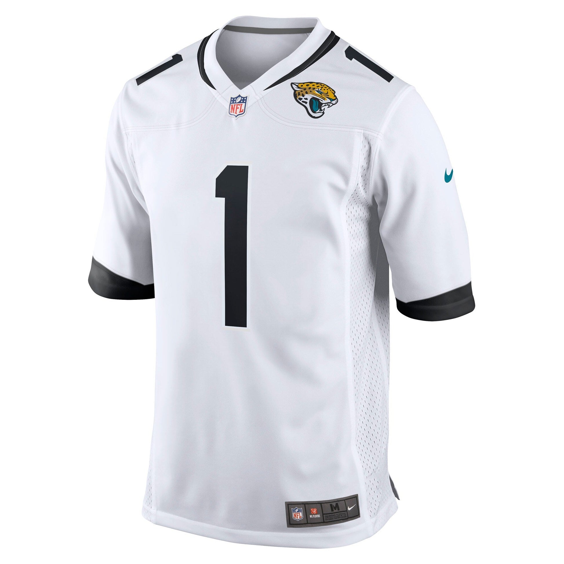 Travis Etienne Jr. Jacksonville Jaguars Game Jersey - White football jersey product view 2