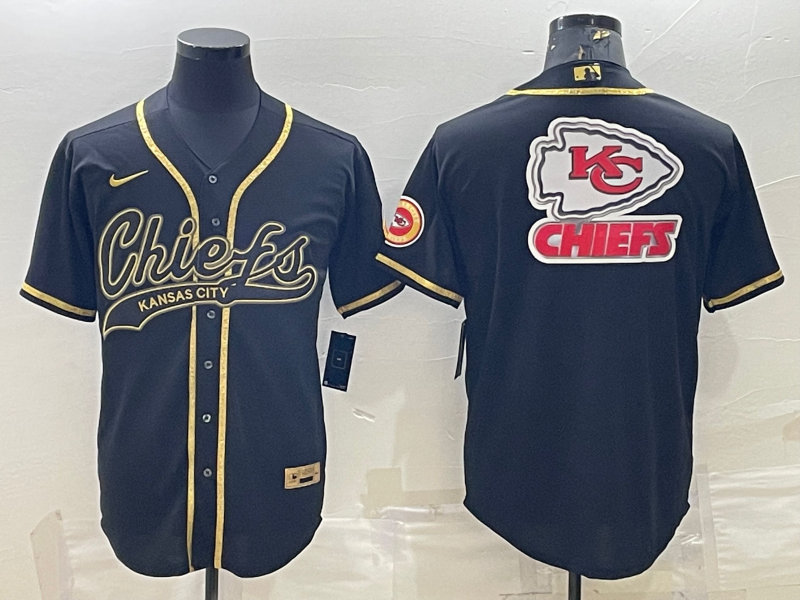 Men's Kansas City Chiefs Black Player Jersey1 football jersey product view 1