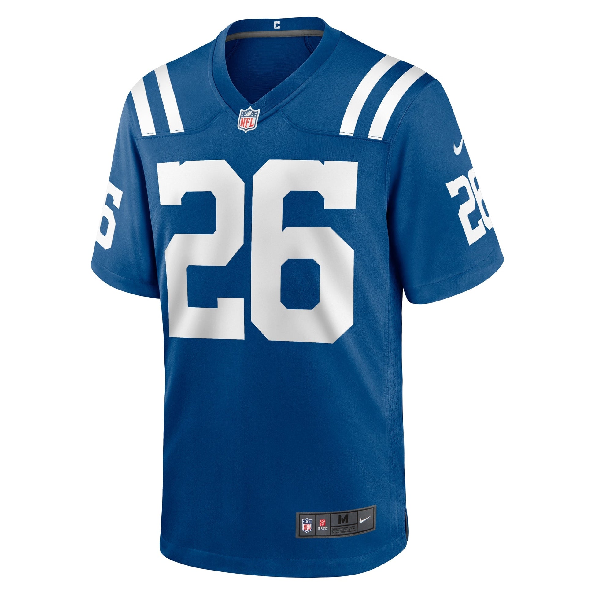 Evan Hull Indianapolis Colts Team Game Jersey - Royal football jersey product view 2