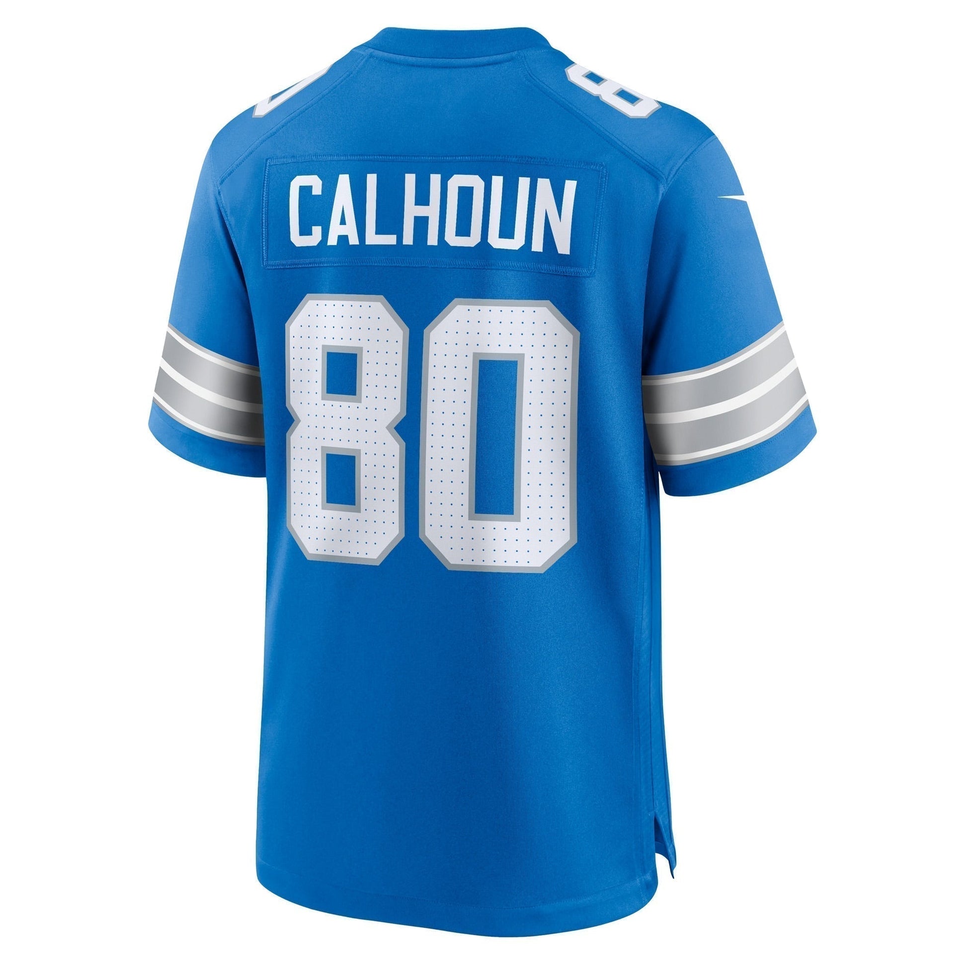 Jalon Calhoun Detroit Lions Game Jersey - Blue football jersey product view 3