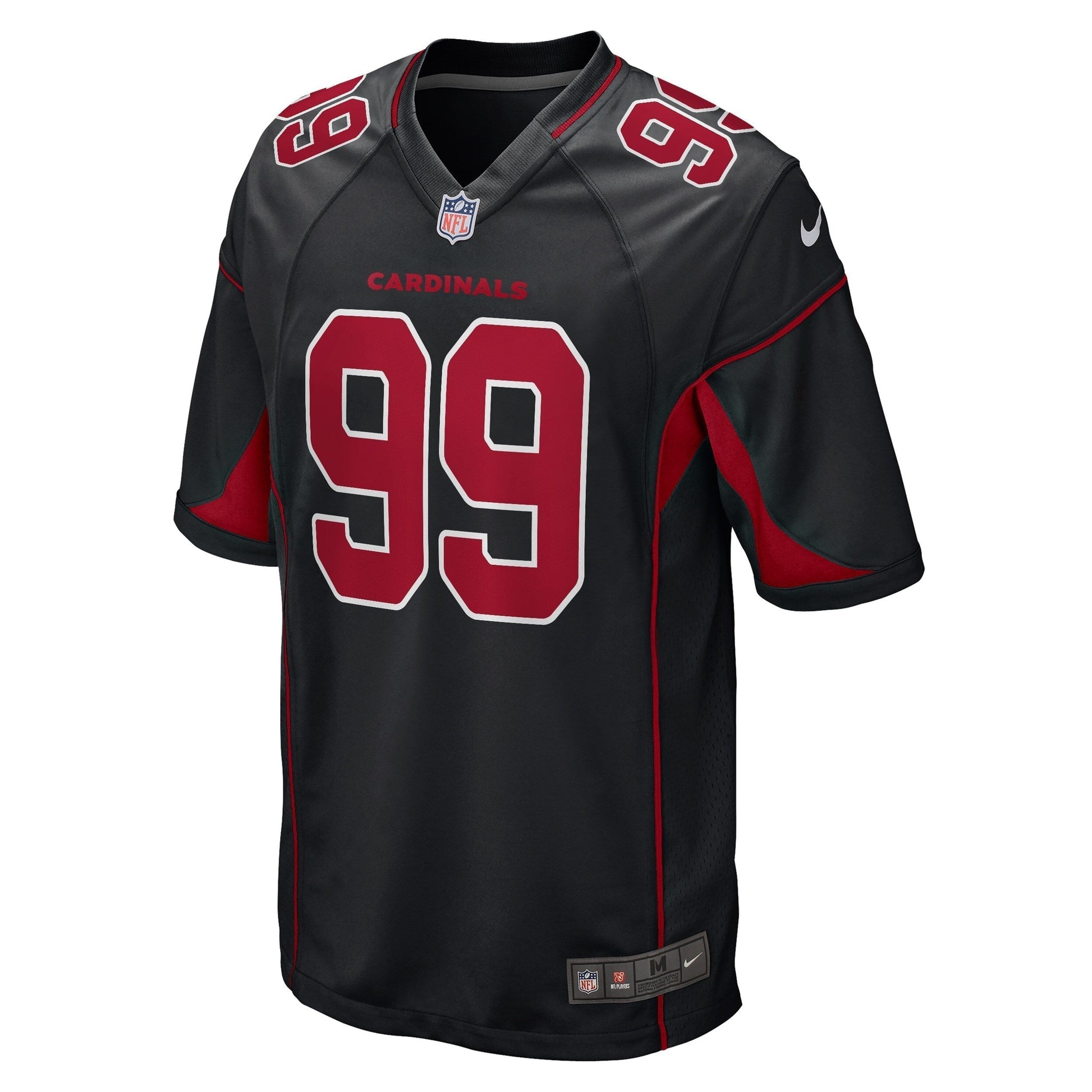 J.J. Watt Arizona Cardinals 2nd Alternate Game Jersey - Black football jersey product view 2