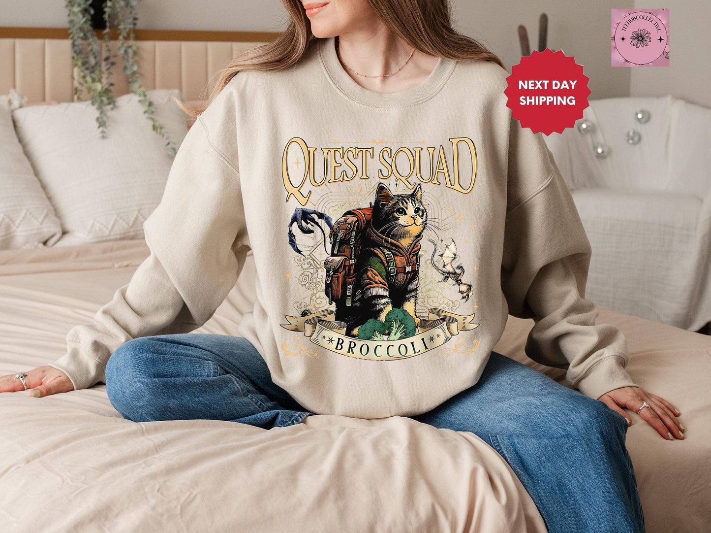 Xaden Riorson Broccoli Squad Tee  Fourth Wing Cat Shirt Unisex T-shirt, Sweatshirt, Hoodie, Long Sleeve Tee - T-Shirt, Sweatshirt, Hoodie