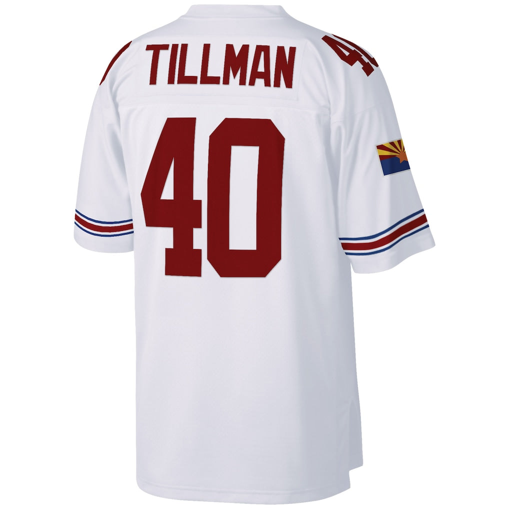 A.Cardinals #40 Pat Tillman White Big & Tall 2000 Retired Player Replica Jersey football jersey product view 1