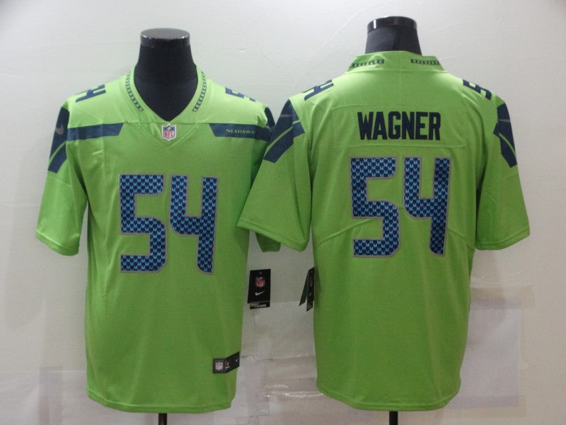 Men's Seattle Seahawks Bobby Wagner Green Game Jersey football jersey product view 1