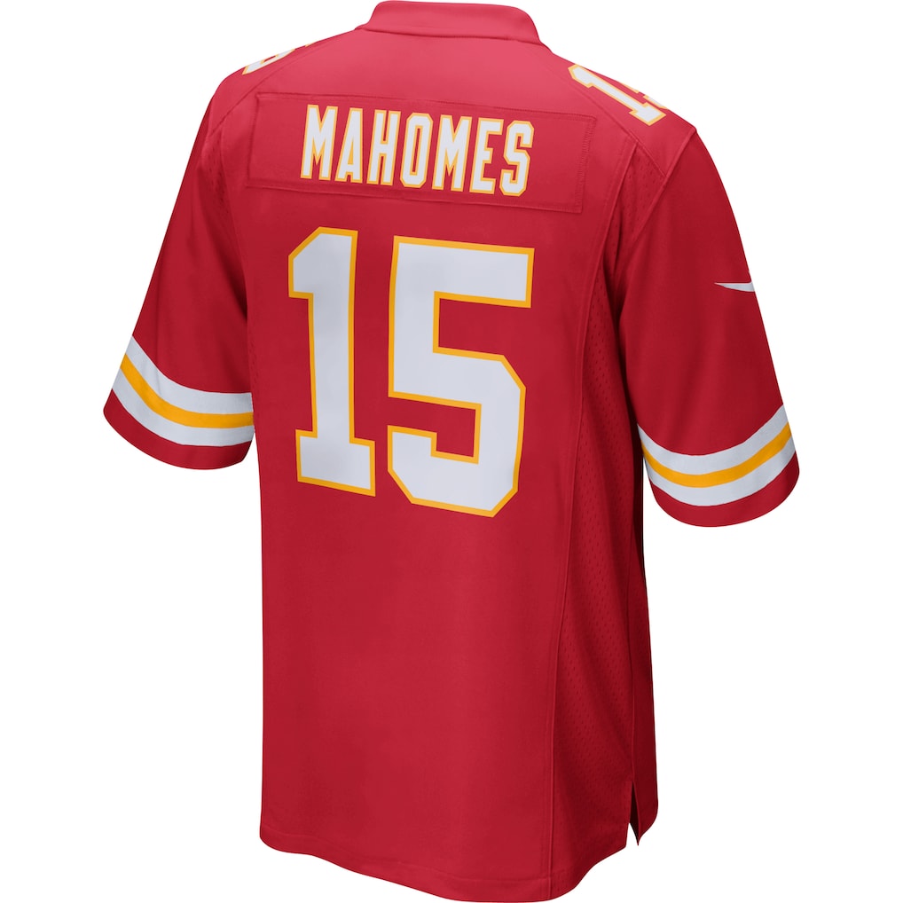 KC.Chiefs #15 Patrick Mahomes Red Game Jersey football jersey product view 1