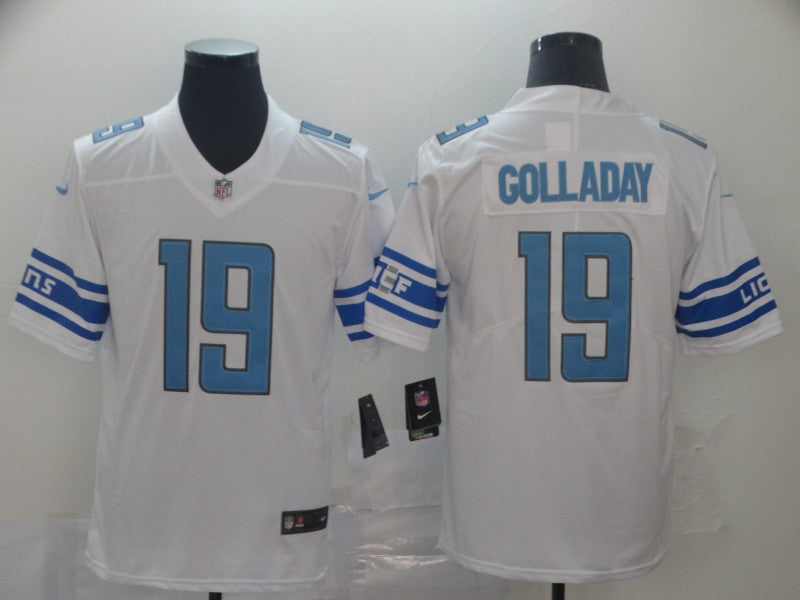 Men's Detroit Lions Kenny Golladay White Game Jersey football jersey product view 1