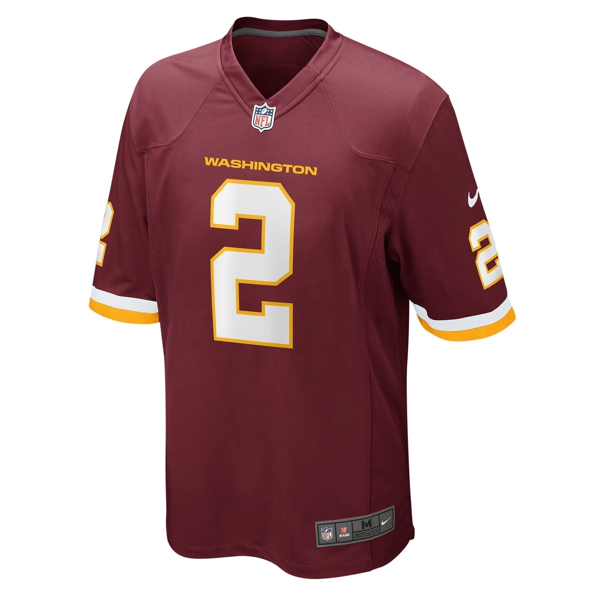 Dyami Brown Washington Football Team Game Jersey - Burgundy football jersey product view 2