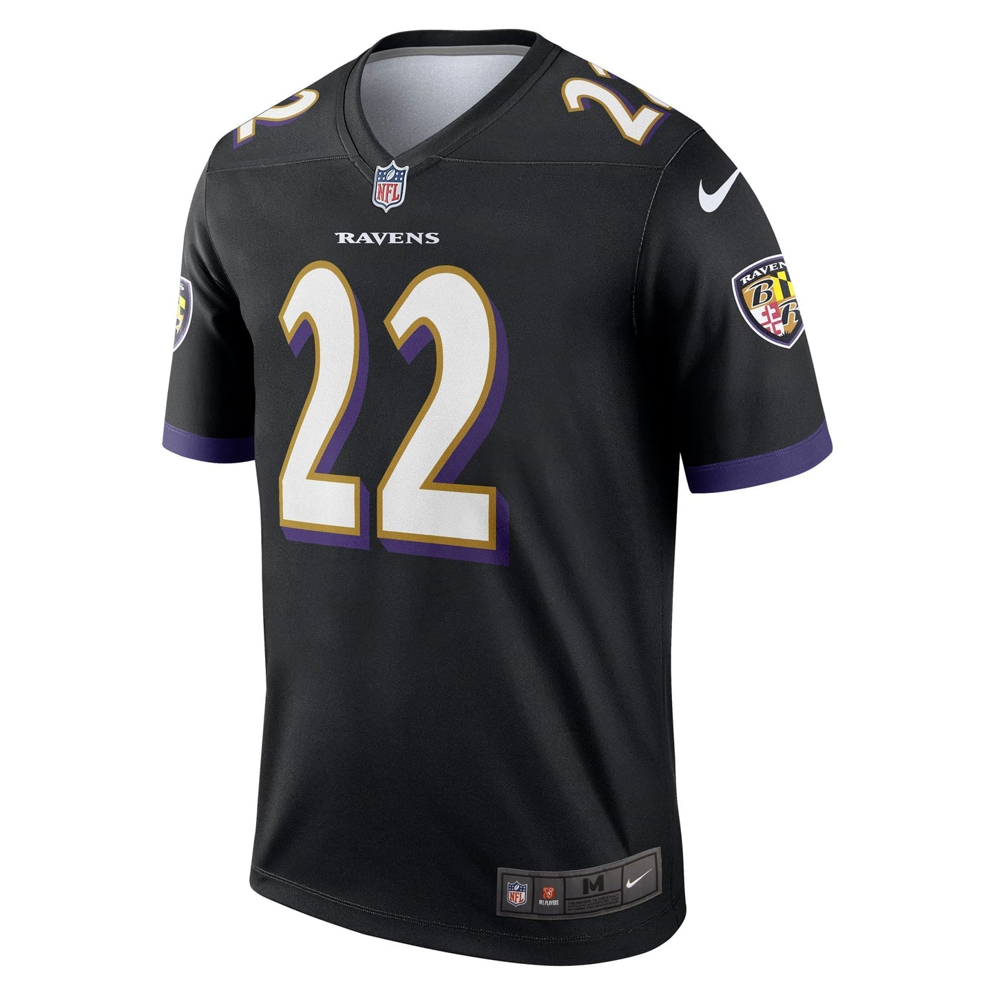Baltimore Ravens Derrick Henry Black Legend Player Performance Top football jersey product view 2