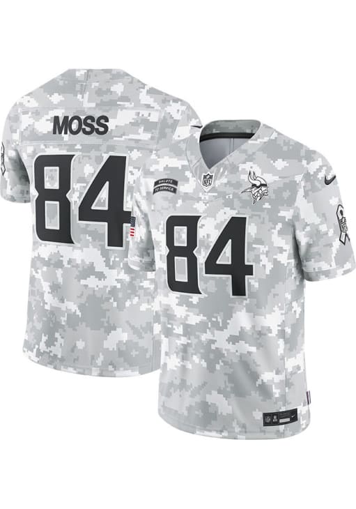 Randy Moss Minnesota Vikings Mens White 2024 STS Limited Football Jersey $195.00 football jersey product view 1
