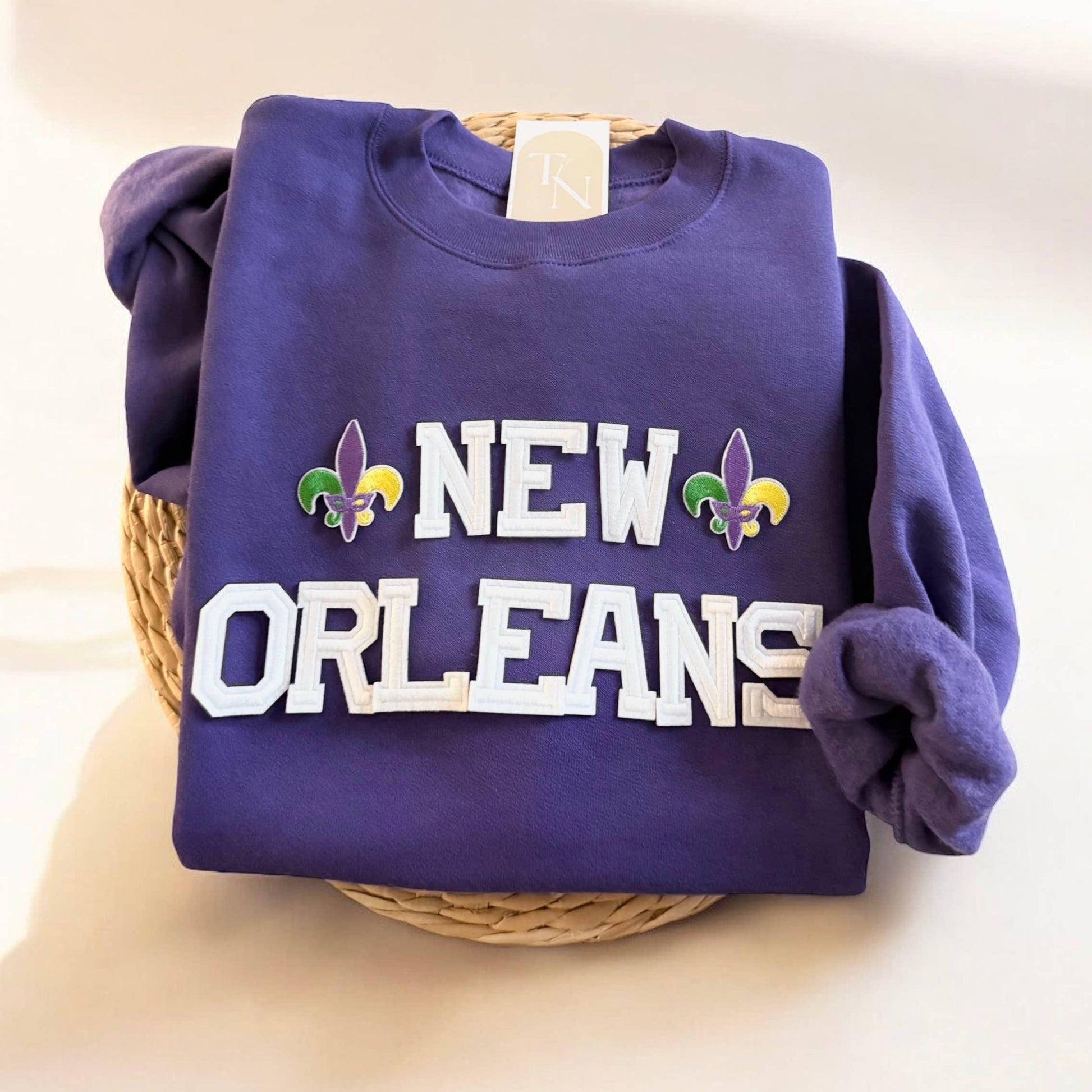 New Orleans Sweatshirt, Louisiana Sweatshirt Unisex T-shirt, Sweatshirt, Hoodie, Long Sleeve Tee - T-Shirt, Sweatshirt, Hoodie