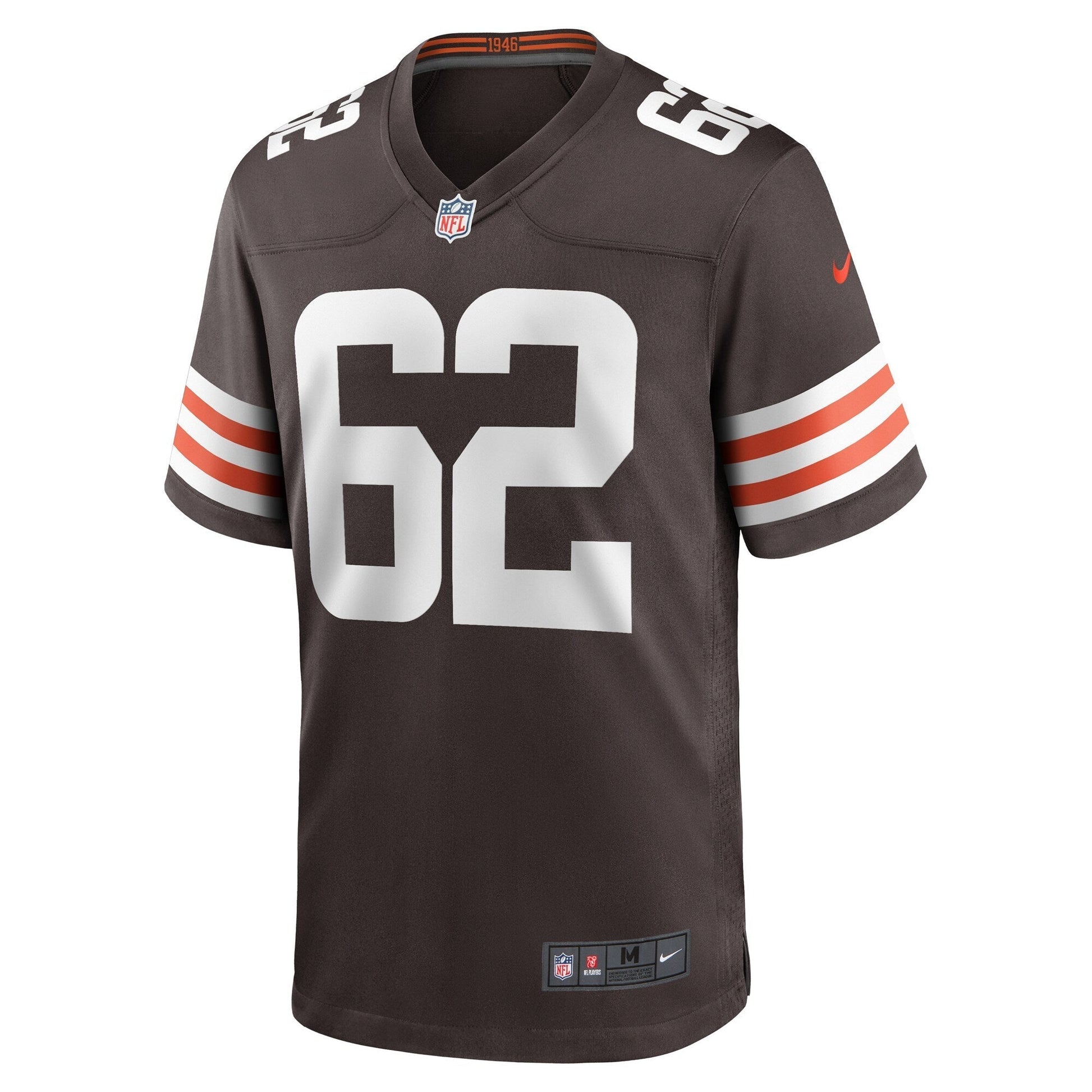 Siaki Ika Cleveland Browns Team Game Jersey - Brown football jersey product view 2