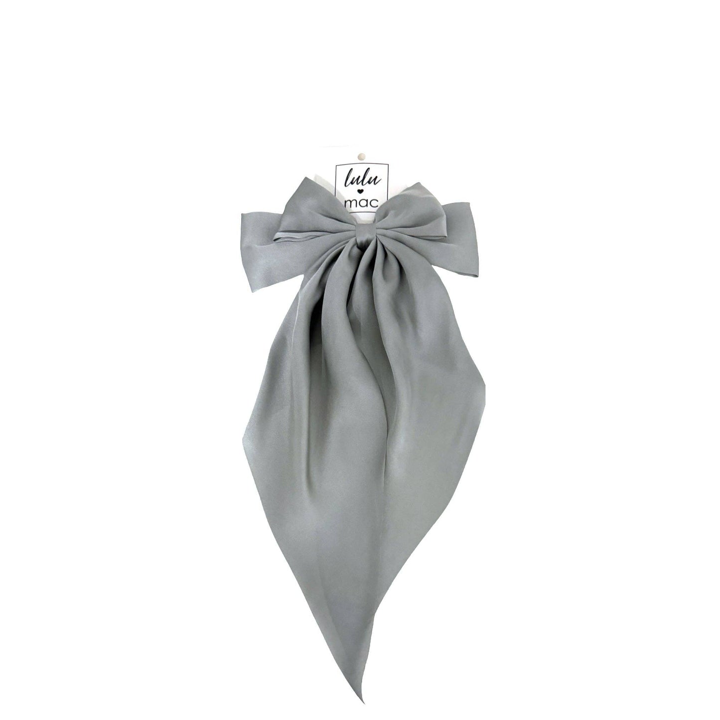 DDL-2270 Large Satin Bow Light Grey Unisex T-shirt, Sweatshirt, Hoodie, Long Sleeve Tee - T-Shirt, Sweatshirt, Hoodie