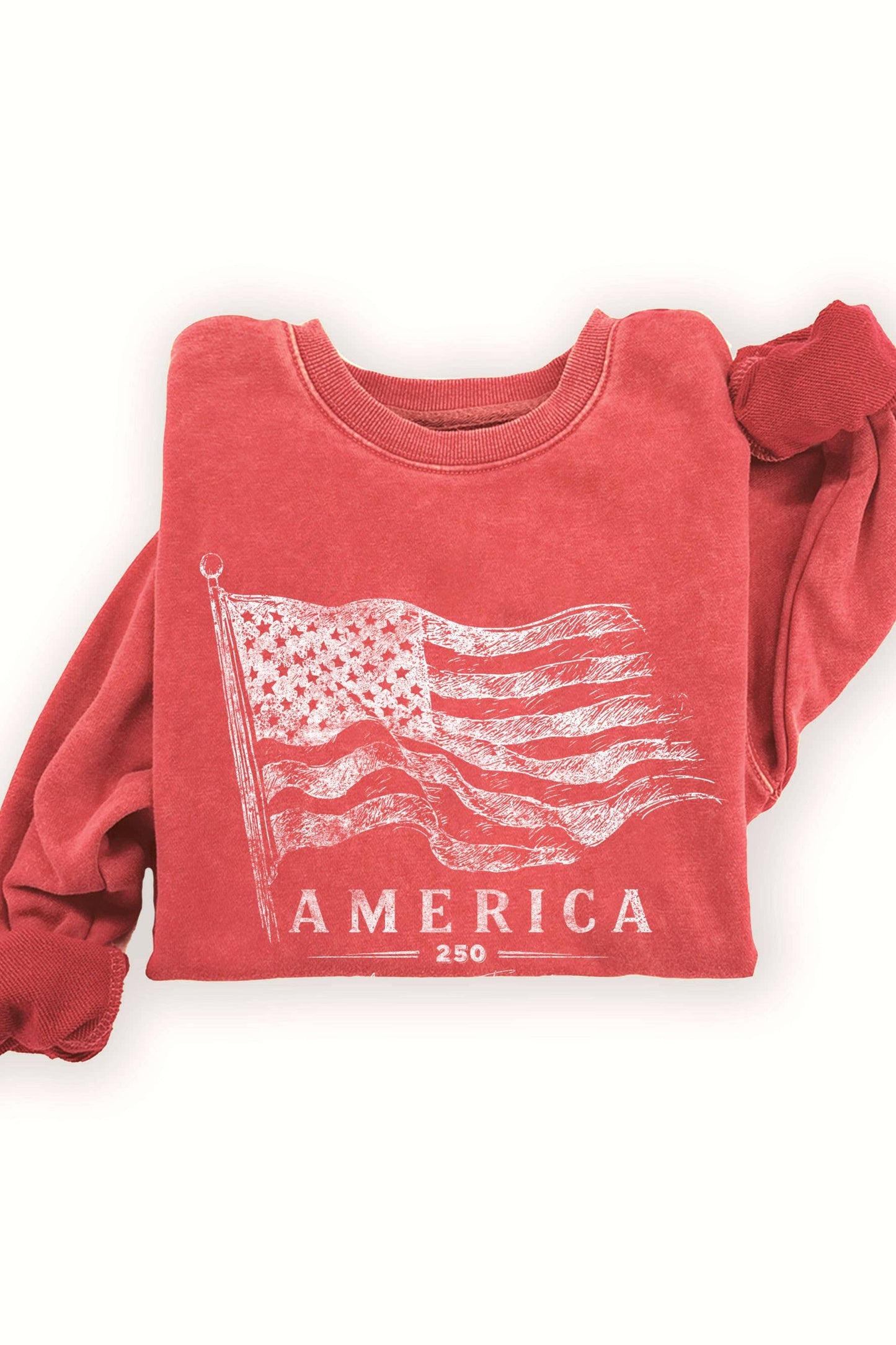America 250 Years Flag Mineral Graphic Terry Sweatshirts Unisex T-shirt, Sweatshirt, Hoodie, Long Sleeve Tee - T-Shirt, Sweatshirt, Hoodie