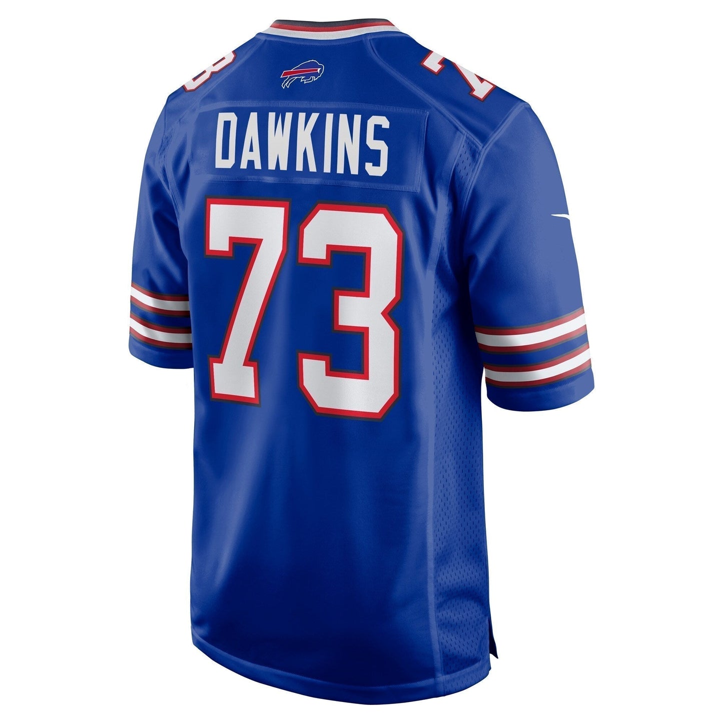 Dion Dawkins Buffalo Bills Game Jersey - Royal football jersey product view 3