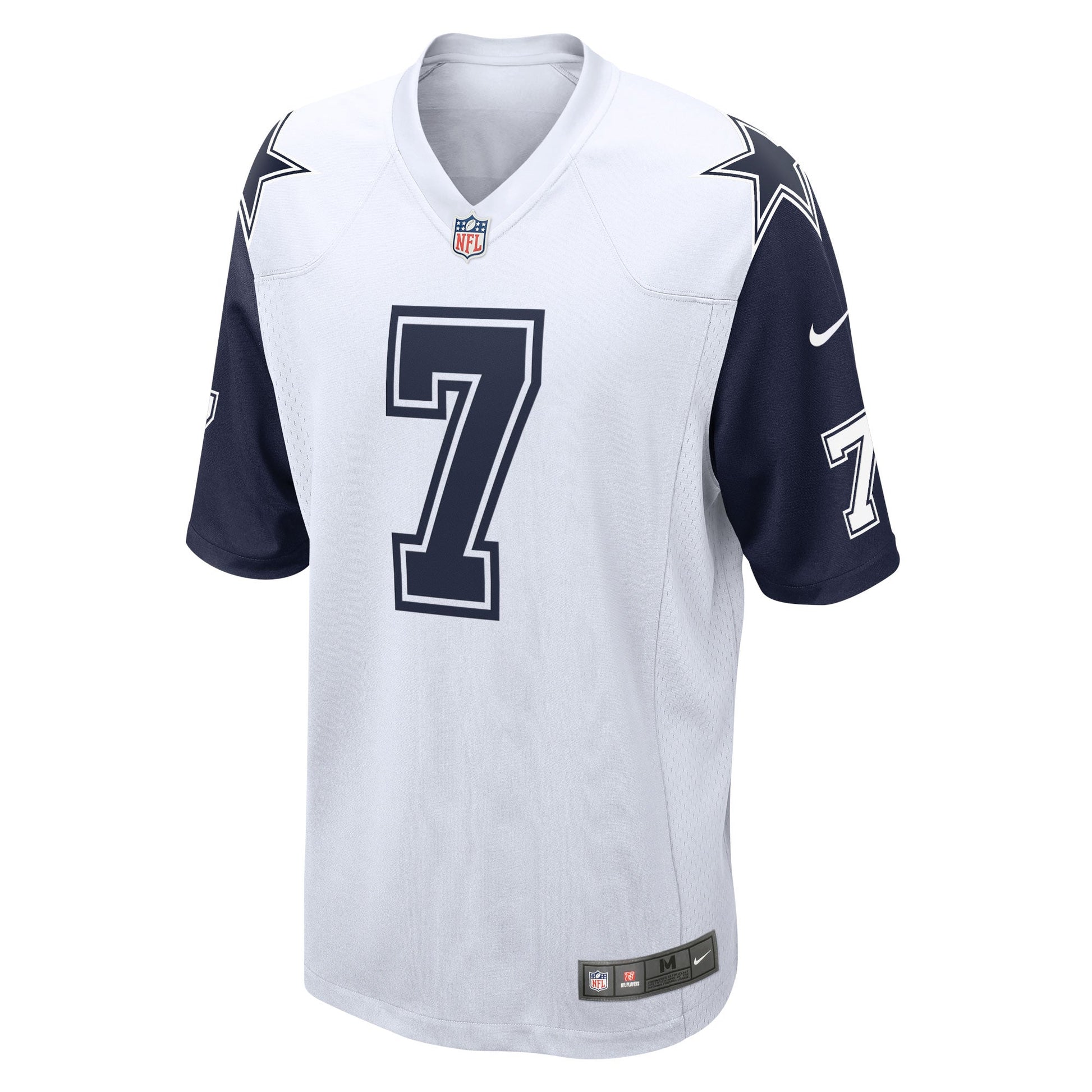 Trevon Diggs Dallas Cowboys Alternate Game Jersey - White football jersey product view 2