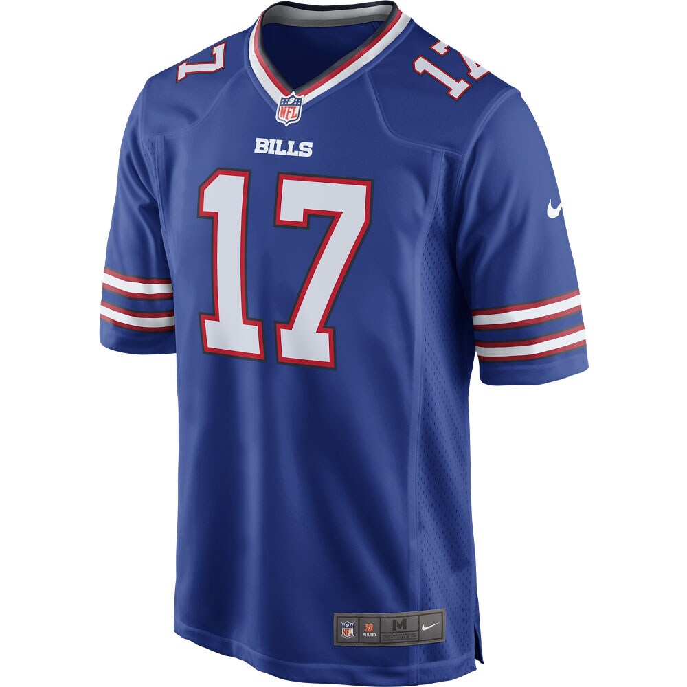 Josh Allen Buffalo Bills Game Jersey - Royal football jersey product view 2
