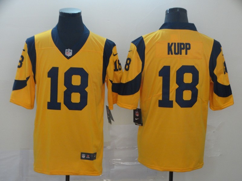 Men's Los Angeles Rams Cooper Kupp Yellow Game Jersey football jersey product view 1