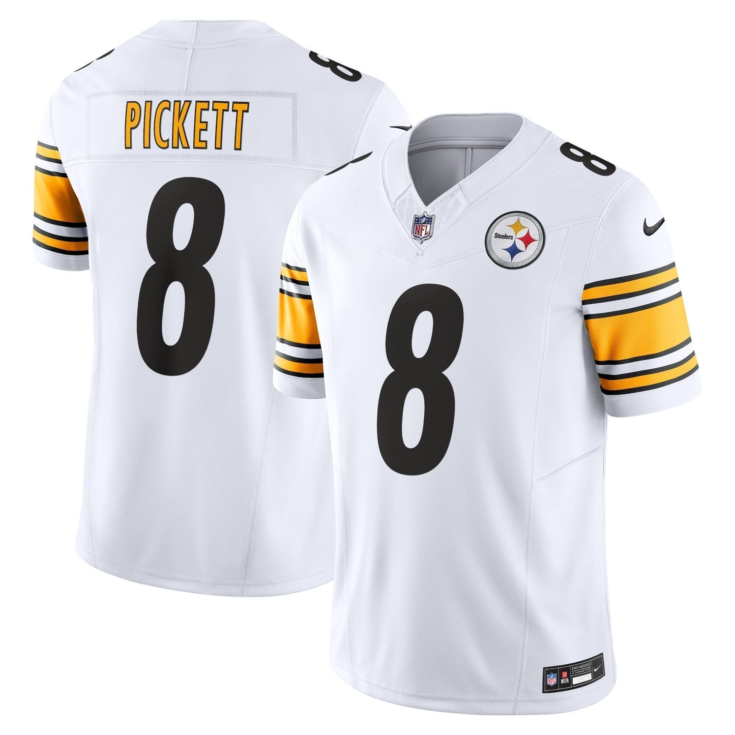 Kenny Pickett Pittsburgh Steelers Vapor F.U.S.E. Limited Jersey - White football jersey product view 1